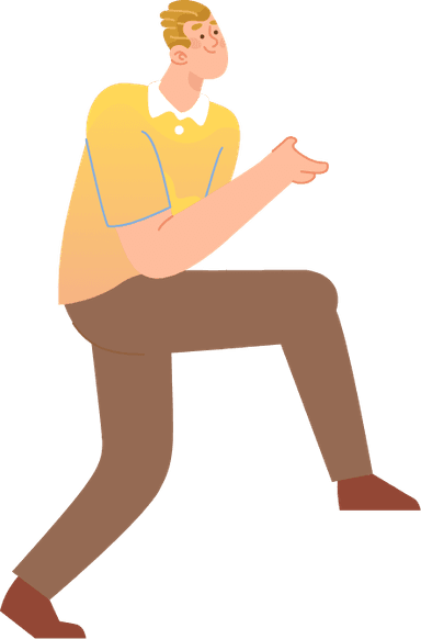 guy with flag